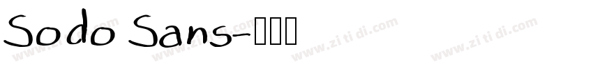 Sodo Sans字体转换